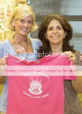 Heads of Hewitt Head of School Linda MacMurray Gibbs (left), with Shereen Beydoun, head of the Lower School. Photo By: susan M. sipprelle