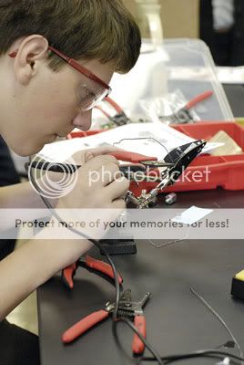 Packer A student at work in science class. Photo By: Daniel S. Burnstein