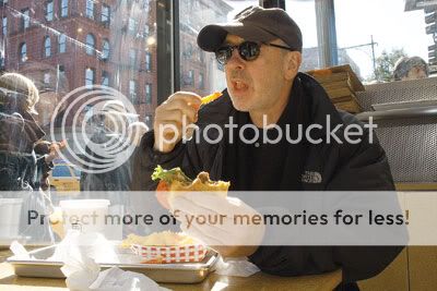 Shake Shack Carson Woods, who works at the American Museum of Natural History, chows down at Shake Shack.