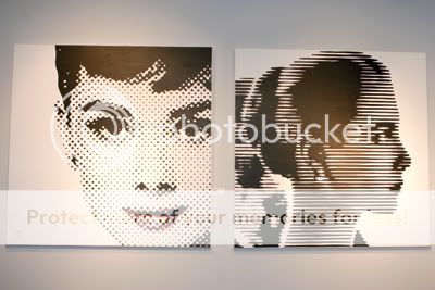 Images from artist Janos Schaab in the Hubert Gallery booth. Photo by Patrick McMullan Company