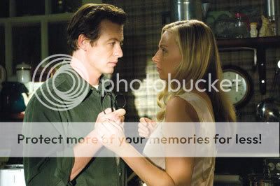 lodger Simon Baker plays a mysterious stranger to Hope Davis’s bickering wife in The Lodger.