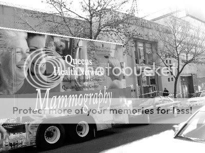 Mammovan The ‘mammovan,’ which provides free mammograms at libraries in Queens.