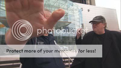 Michael Moore: king of the ambush-and-blame method.
