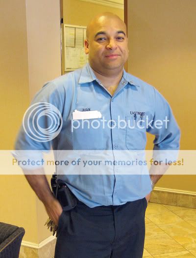 An assistant superintendent and the only handyman at the Eastmore, Juan Pichardo has probably worked in all 293 units. Photo by Janet Lawrence